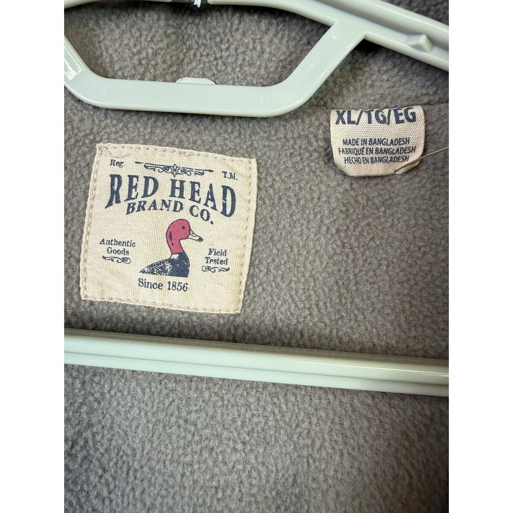RedHead Vest Duck Canvas Mens Sz XL Camp Hunting Hiking Jacket Olive Green New - Picture 6 of 9